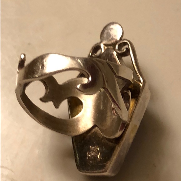 😍Vintage Jay King Mine Lapis ring! Unique!! - Picture 4 of 7